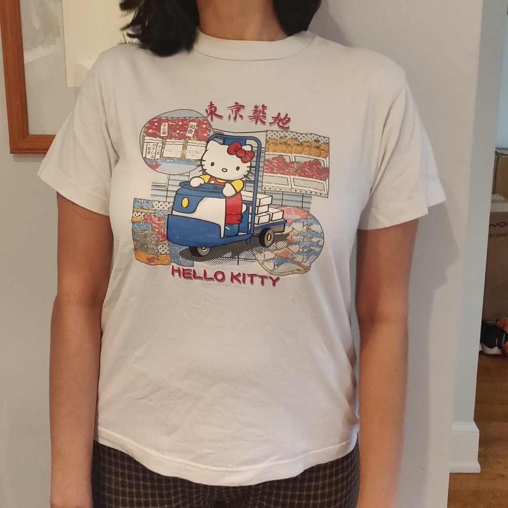 Tsukiji Market Sushi Hello Kitty Tshirt